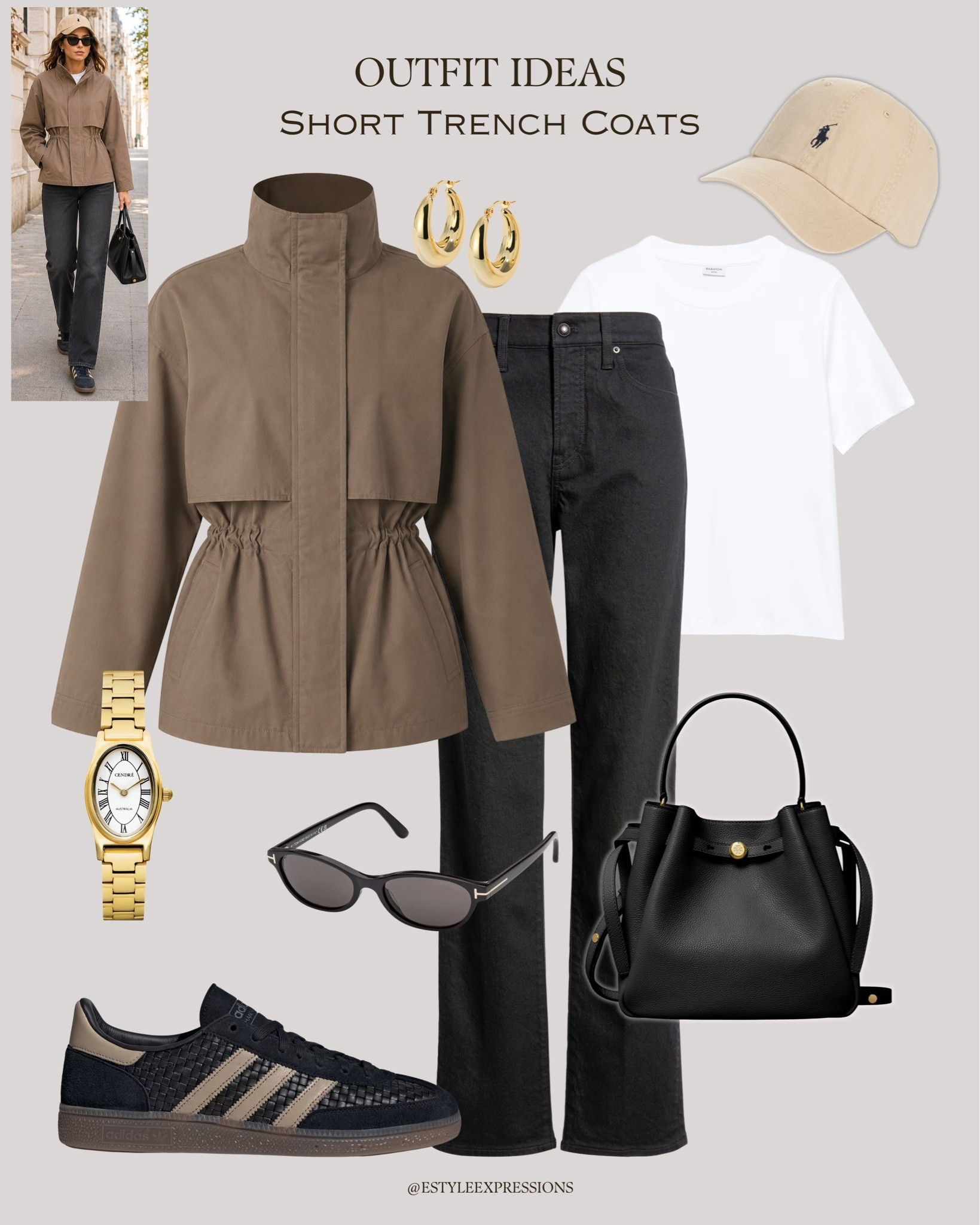 Simple & Chic Outfits with Short Trench Coats!🤎🍂

#LTKautumn #LTKttansitional

#LTKjeans