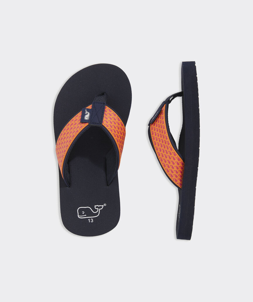 Boys' Micro Whale Foam Flip Flops | vineyard vines