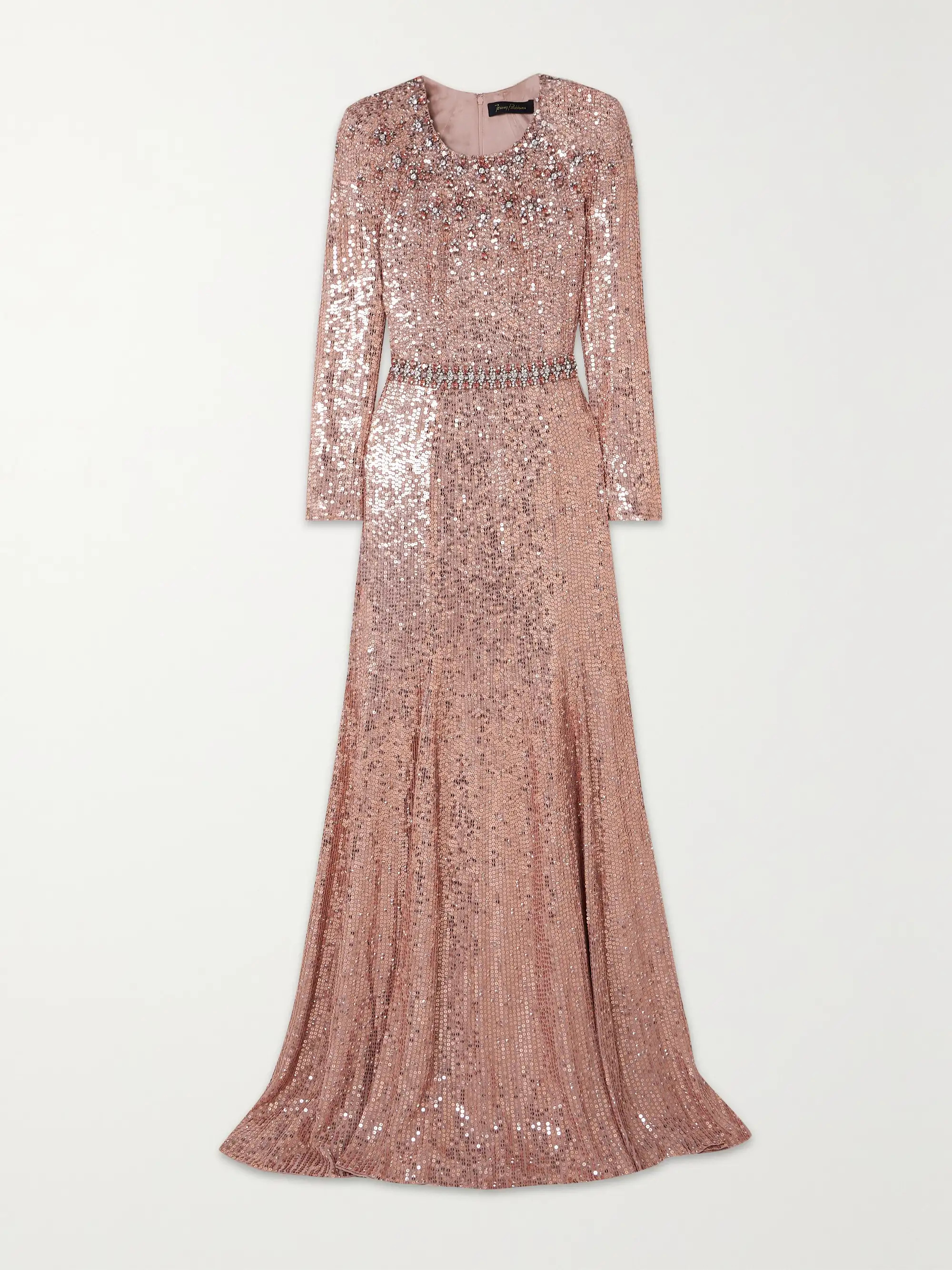 Georgia crystal-embellished sequined tulle gown | NET-A-PORTER (US)