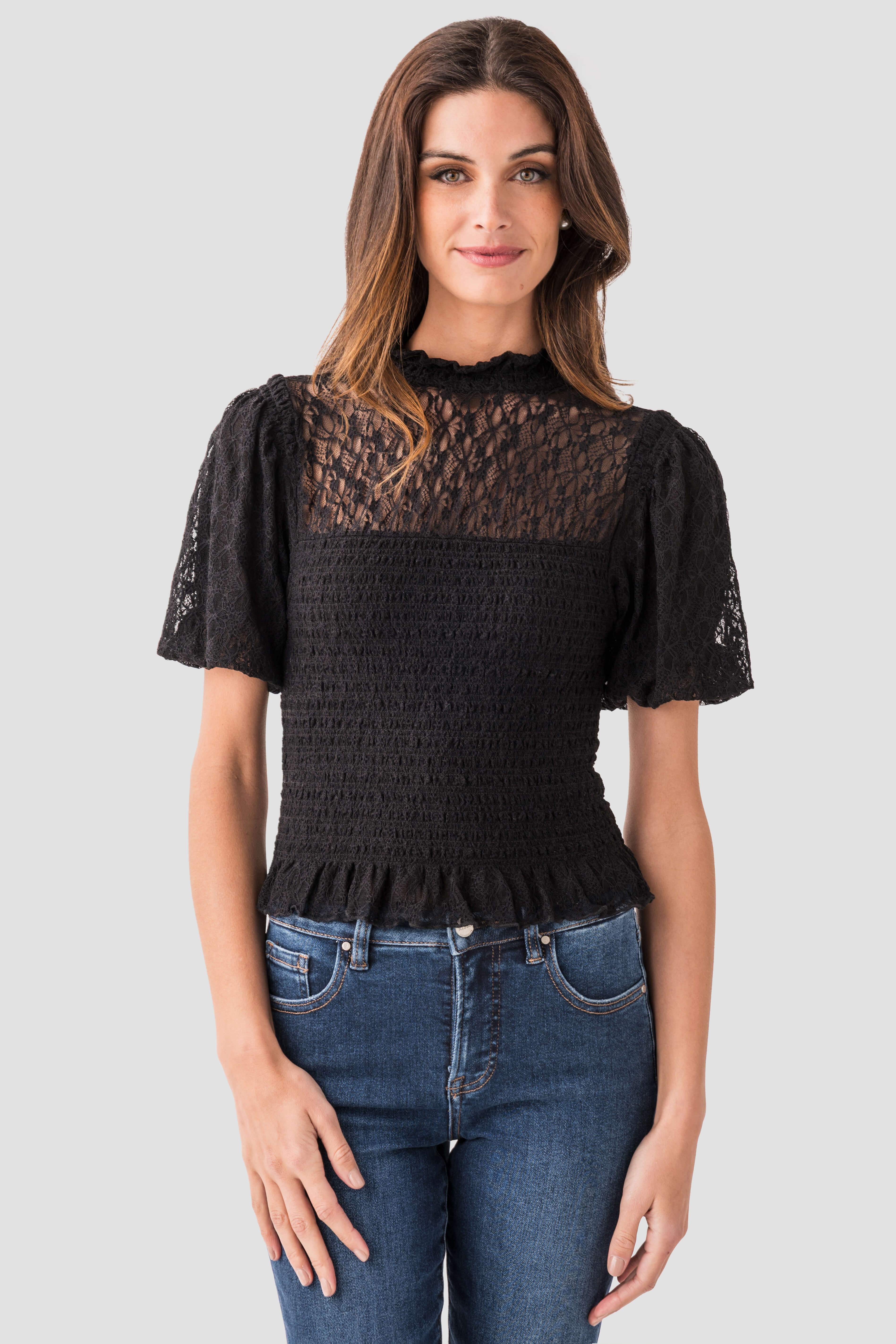 Z Supply Glimpse Lace Top | Social Threads
