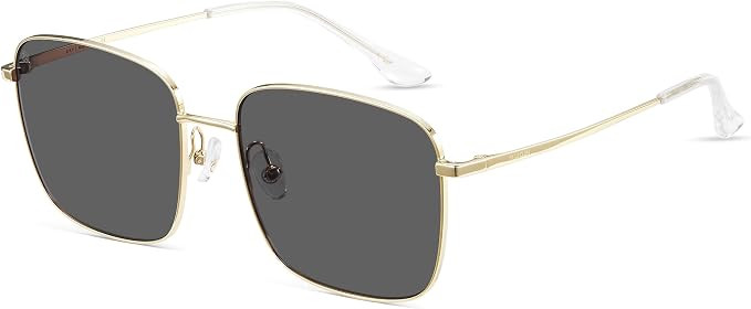 Trendy Oversized Square Sunglasses for Women Men, Retro Big Flat Lens UV Protection Shades, Brand... | Amazon (US)