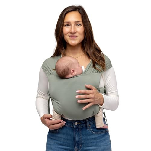 WildBird - Aerial Buckle Wrap - 0-6 Months - Standard (XS-XL) Acadian - Newborn Baby Carrier - Front Carry - Soft Fabric, Straps, Head Support, Padded Waist Belt - Baby Essentials - New Mom Gifts | Amazon (US)