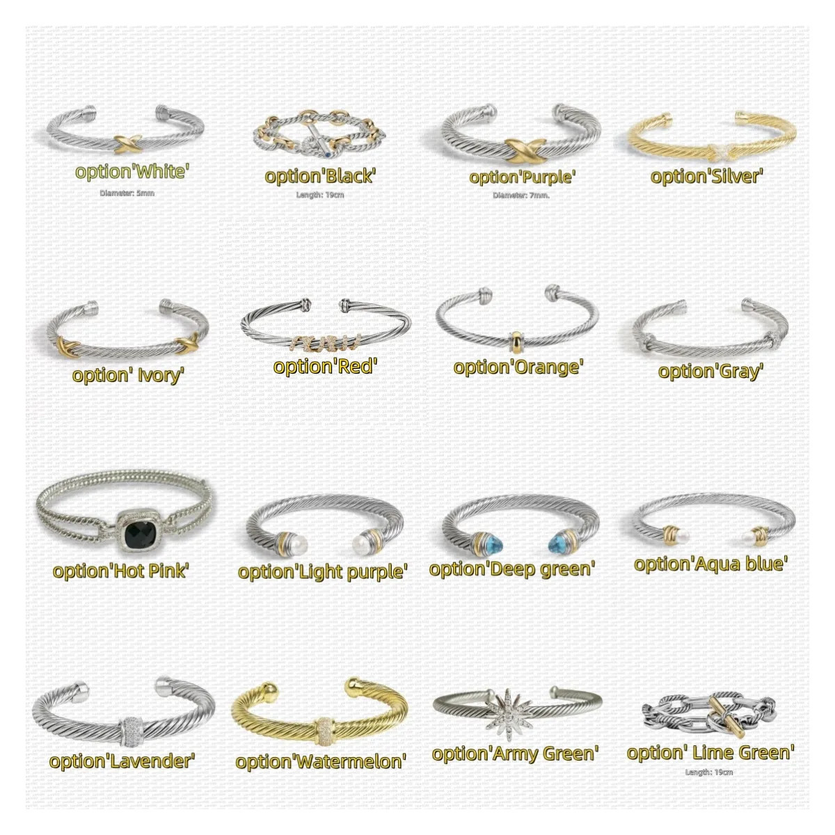 Bracelet popular individual trendy titanium steel wire bracelet Stainless steel cable wire bracel... | DHGate