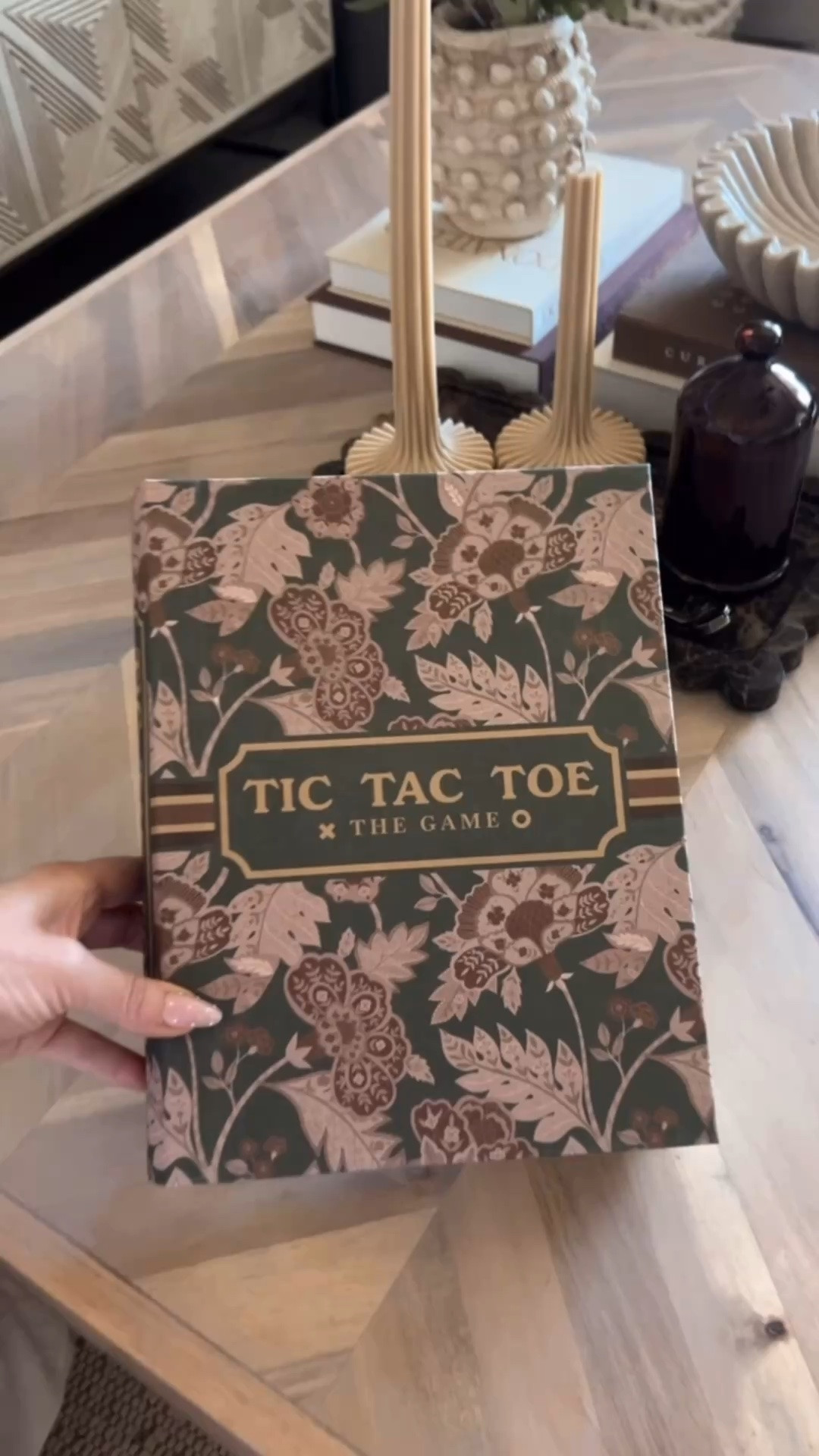 Tic tac toe floral faux book / faux coffee table book / early fall decor

#LTKdayinmylife #LTKHome #LTKmomlife
