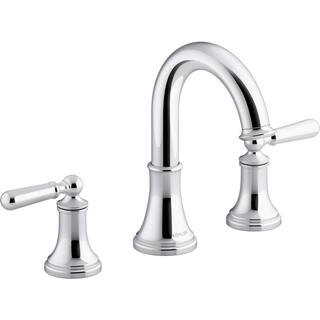 Capilano 8 in. Widespread 2-Handle Bathroom Faucet in Polished Chrome | The Home Depot