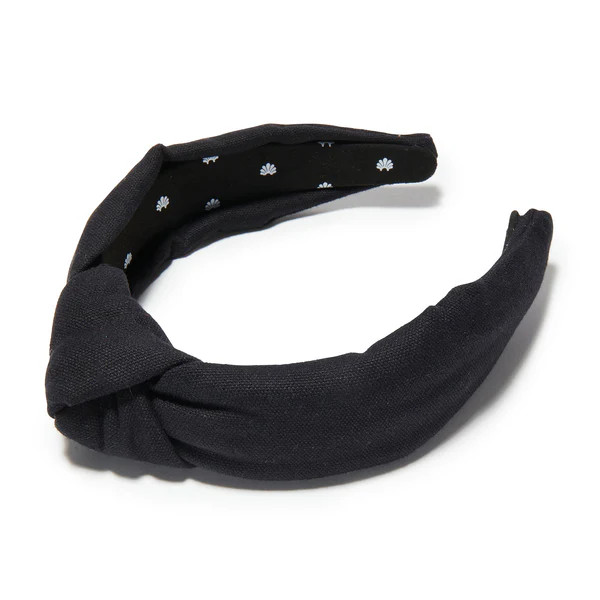 BLACK WOVEN HEADBAND | LELE SADOUGHI