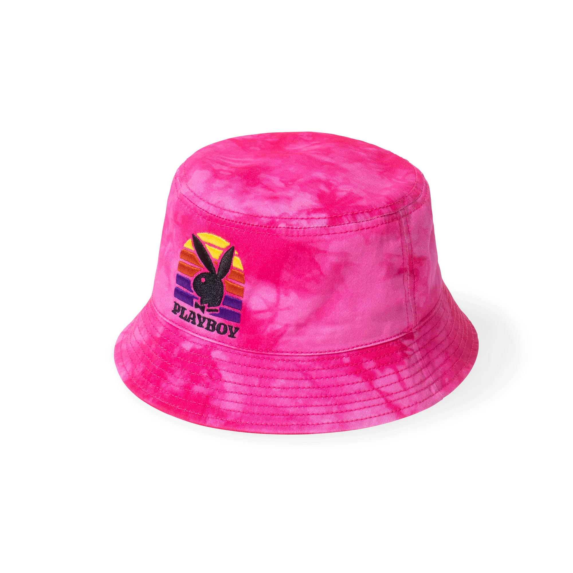 Sunset Tie Dye Bucket Hat$40.00 | Playboy