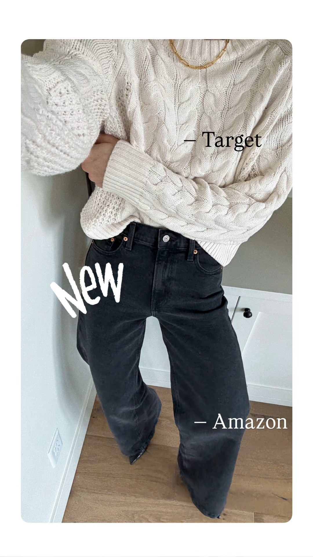 New sweaters at Target! 
The fabric, the pattern & drape is so good. 
+ new Gap jeans I found on  Amazon! Fit tts— wearing 27 long. They look just like the Levi’s ribcage, but have the perfect amount of stretch.🙌🏽

#LTKgrwm #LTKmomlife #LTKOver40