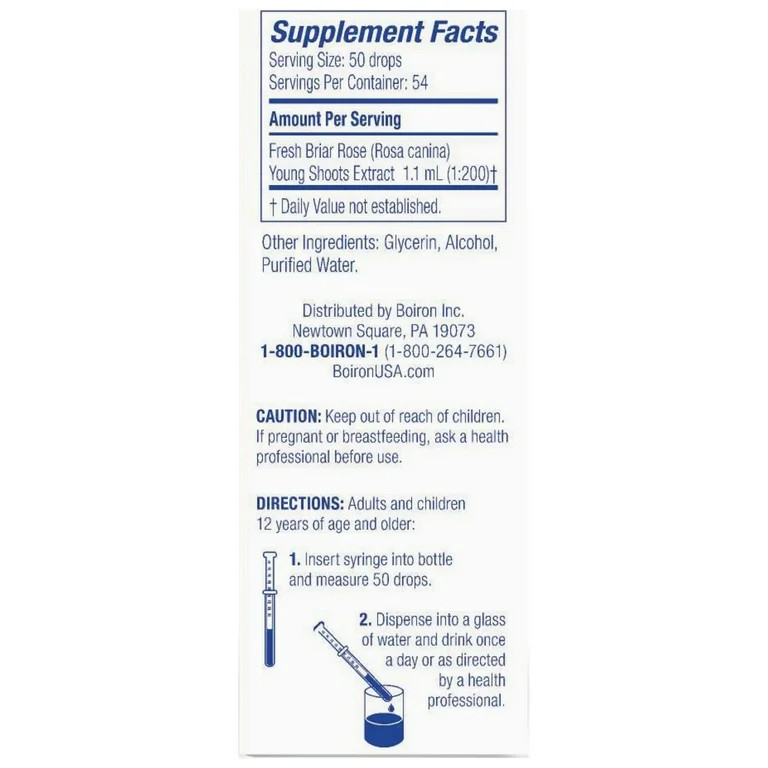 Boiron Briar Rose, Young Shoots Herbal Supplement 2 fl oz(60 ml) Liquid - Walmart.com | Walmart (US)