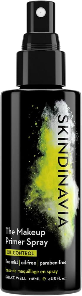 Skindinavia The Makeup Primer Spray Oil Control - Spray On Mattifying Base Layer For Oily Skin & ... | Amazon (US)