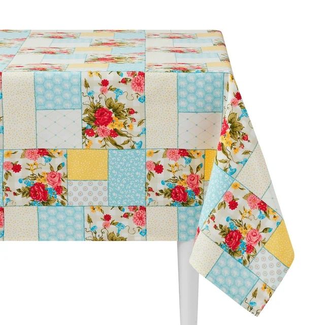 The Pioneer Woman Sweet Rose Tablecloth, Multicolor, 60"W x 102"L | Walmart (US)