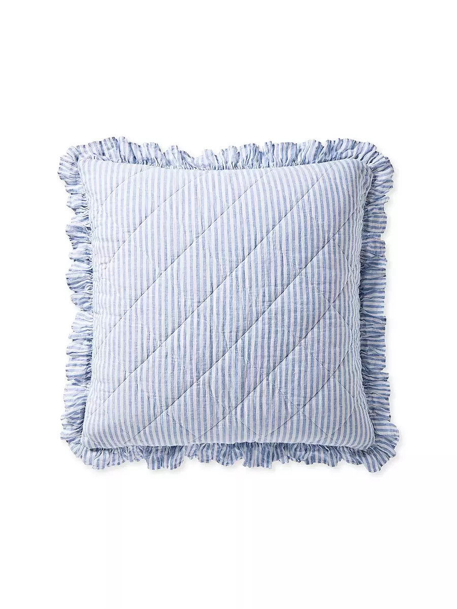 Nantucket Stripe Linen Sham | Serena and Lily