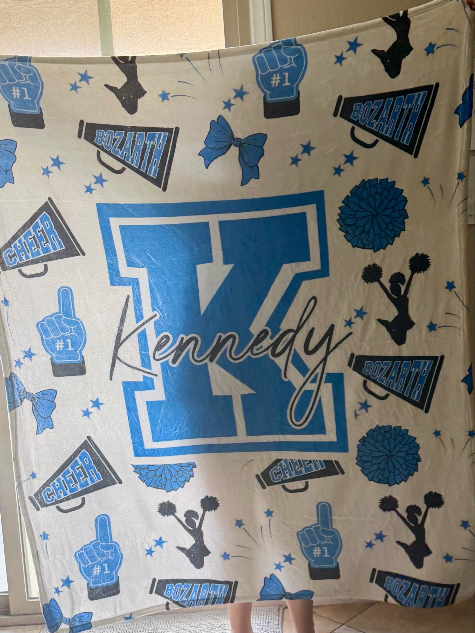 The cutest cheer blanket personalized for your cheerleader! Great Etsy find!

#LTKmomlife #LTKKids #LTKU