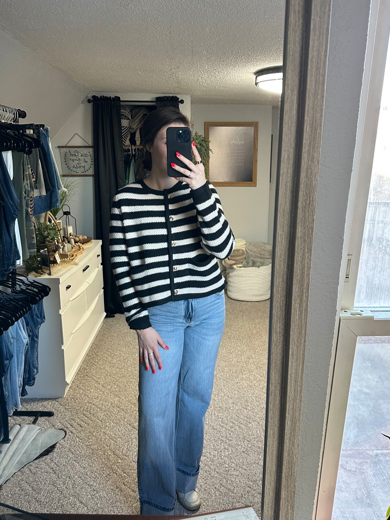 Sunday church fit⛪️

Sweater - medium
Pants - KanCan size 25

#LTKSpringSale #LTKWatchNow #LTKSeasonal