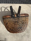 Antique  Harvest Gathering Basket w/ Handle Buttocks Melon | eBay | eBay US