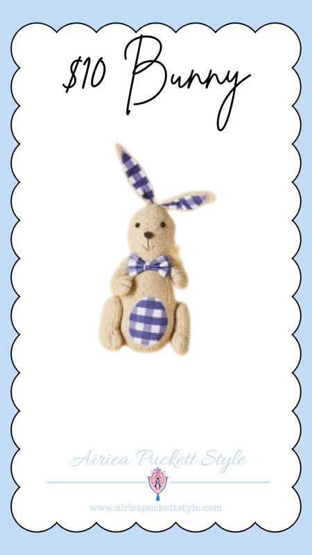 $10 Bunny great for Easter baskets! 

Easter basket - gift guides - gingham - spring - kids - baby - rabbit - stuffed animals 

#LTKGiftGuide #LTKkids #LTKbaby