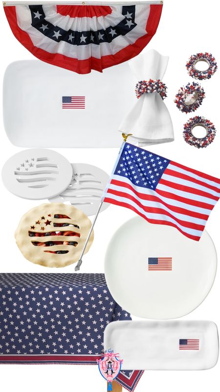 Patriotic hosting - red white and blue - American - Memorial Day - 4th of July

#LTKSeasonal #LTKFind #LTKhome