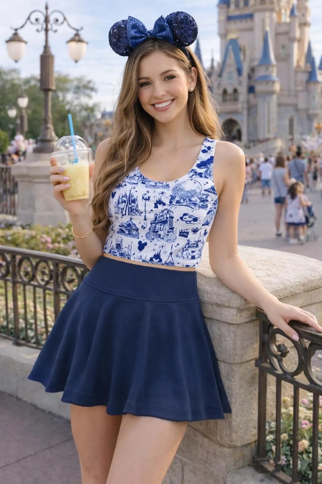 Women’s Magic Kingdom Active Wear Athletic Set | Theme Park Toile 2 piece Tank and Skirt | Wome... | Etsy (US)