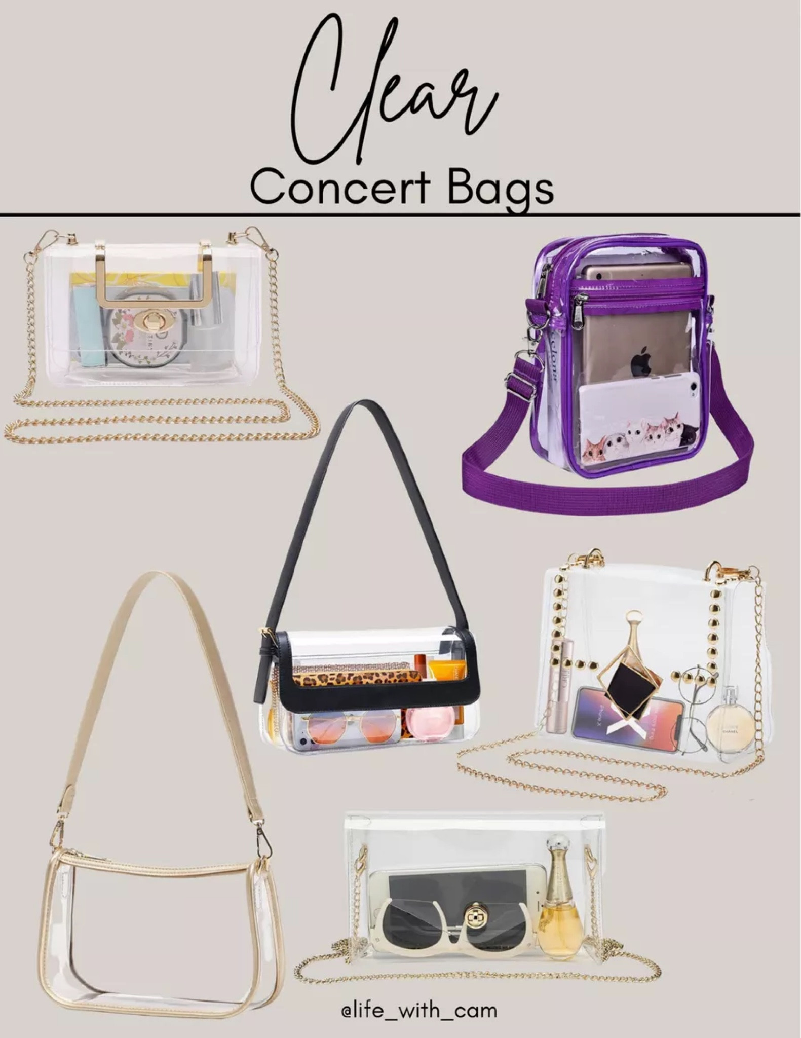 clear stadium bag, clear bags, clear purse, clear concert bag, concert looks, concert outfit, concert outfit amazon, concert outfit summer, concert outfit rock, concert outfit country, (6/27)

#LTKitbag #LTKstyletip #LTKFind