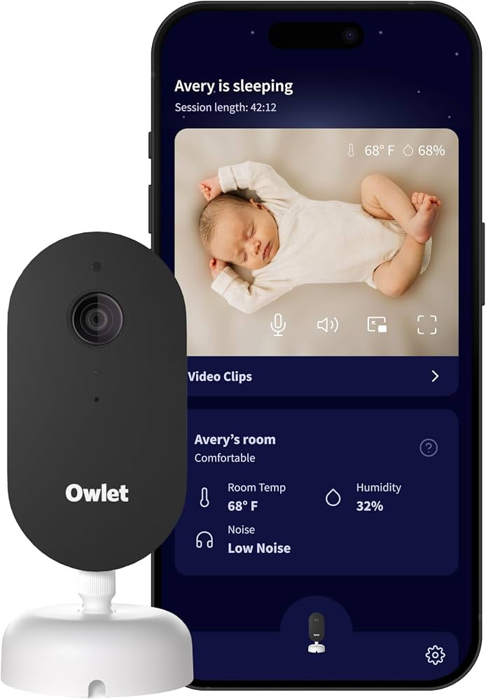 Owlet Dream Sight (Gen 3) Smart Video Baby Monitor | 2K HD Camera w/Night Vision | Detects Crying... | Amazon (US)