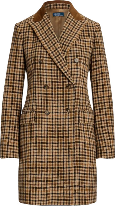 Double Breasted Herringbone Coat | Bloomingdale's (US)
