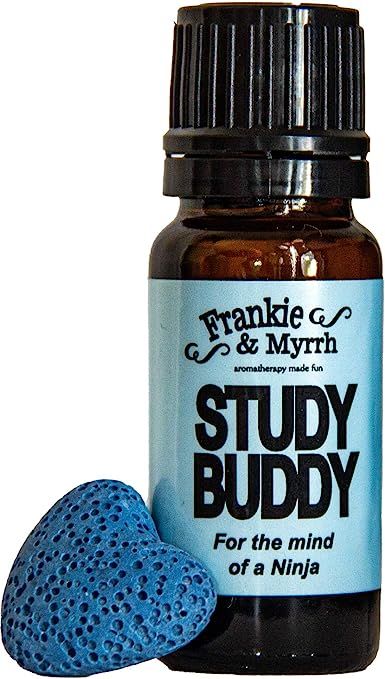 Study Buddy | Peppermint, Lemon, Rosemary Essential Oil Blend for Focus, Memory | Includes Portab... | Amazon (US)
