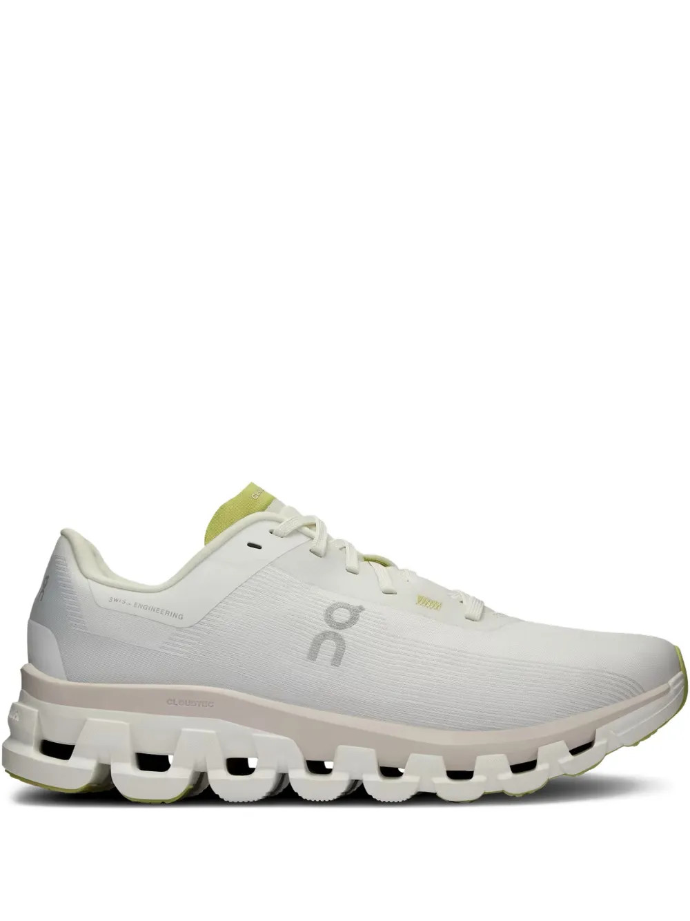 On Running Cloudflow 4 "White/Sand" Sneakers | White | FARFETCH | Farfetch Global