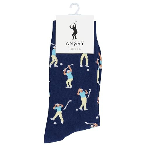 SOCKTOWN Funny Angry Golf Socks For Men, Hilarious Golf Gift For Men, One Size 8-13 | Amazon (US)