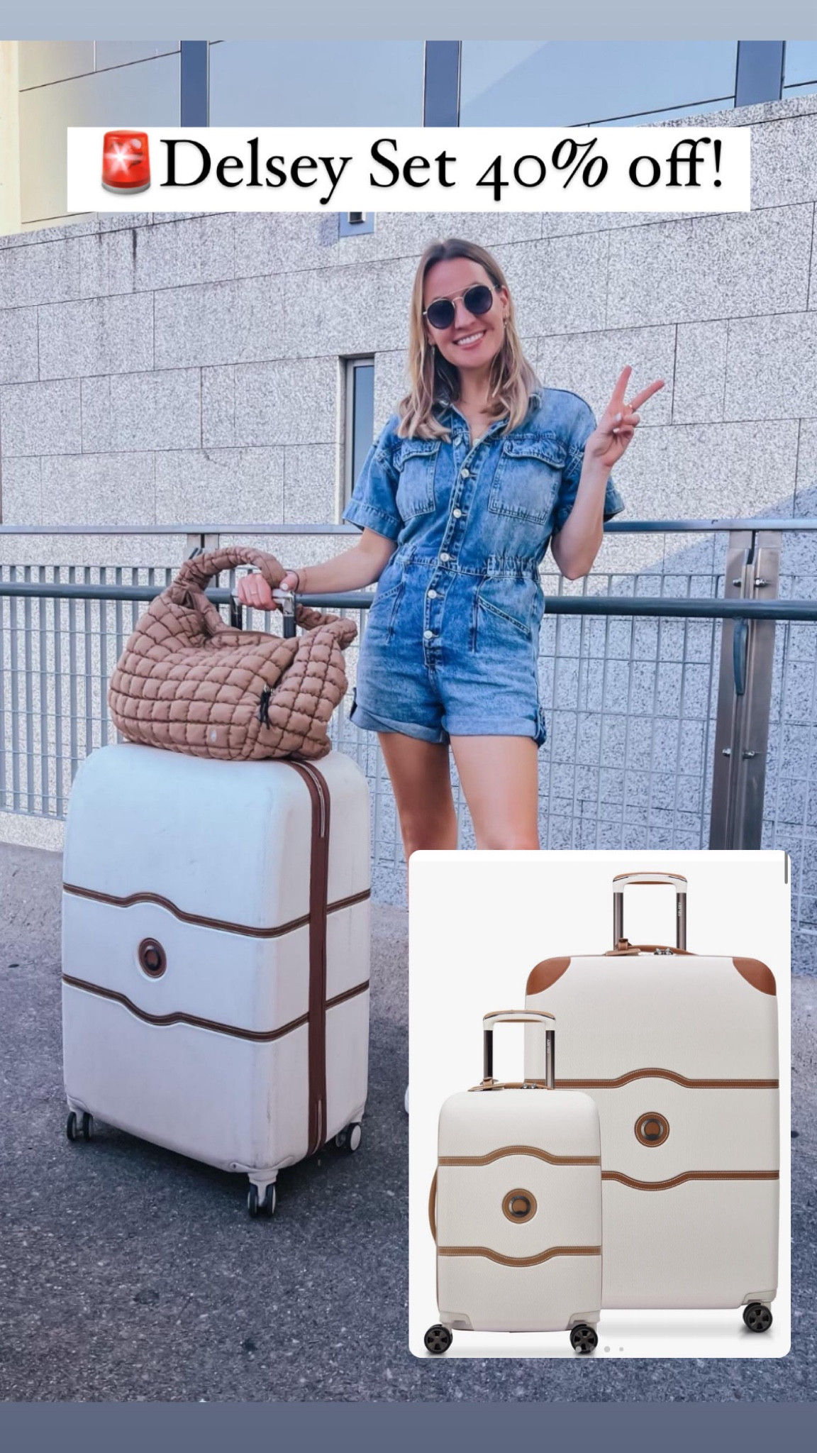 The best luggage set is 40% off for Peime Day! 
#founditonamazon 

#LTKSaleAlert #LTKTravel