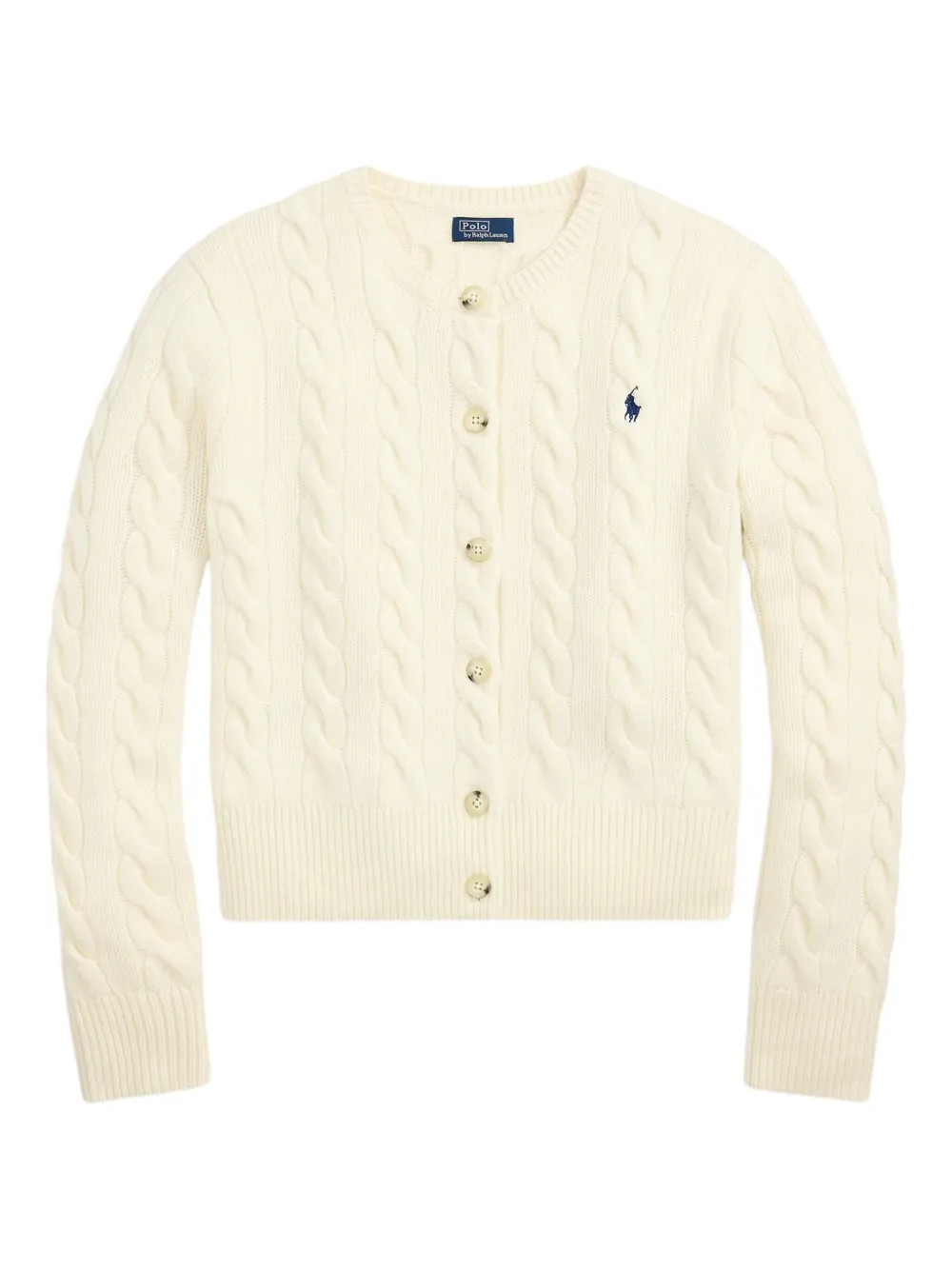 Polo Ralph Lauren cable-knit Cardigan | Neutrals | FARFETCH | Farfetch Global
