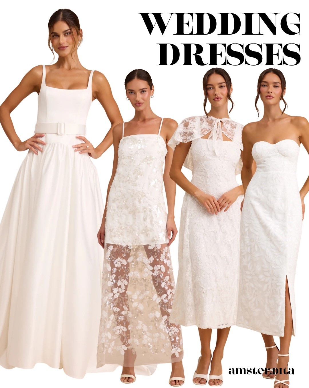 Bridal magic starts here 🤍 
Imagine walking down the aisle with fabric flowing effortlessly behind you
Delicate details and soft textures create that timeless, romantic feel
Tap to shop your dream look ✨

wedding dress wedding dresses bridal dress bridal gown wedding gown bride dress bridal look bridal style bridal outfit wedding day dress ceremony dress aisle dress bridal wear elegant wedding dress romantic wedding dress modern wedding dress minimalist wedding dress timeless wedding dress classic wedding dress luxury wedding dress designer wedding dress couture wedding dress trending wedding dress new season wedding dress fashion bride dress influencer bridal style instagram bridal look aesthetic bridal dress feminine wedding dress lace wedding dress satin wedding dress silk wedding dress chiffon wedding dress tulle wedding dress organza wedding dress fitted wedding dress flowy wedding dress lightweight wedding dress comfortable wedding dress long sleeve wedding dress sleeveless wedding dress strapless wedding dress off shoulder wedding dress high neck wedding dress backless wedding dress open back wedding dress mermaid wedding dress A line wedding dress ball gown wedding dress fit and flare wedding dress sheath wedding dress empire waist wedding dress mini wedding dress midi wedding dress maxi wedding dress beach wedding dress garden wedding dress outdoor wedding dress destination wedding dress summer wedding dress spring wedding dress fall wedding dress winter wedding dress civil wedding dress courthouse wedding dress elopement dress reception dress bridal shower dress engagement dress rehearsal dinner dress white wedding dress ivory wedding dress cream wedding dress champagne wedding dress

#LTKSeasonal #LTKMothersDay #LTKover40 #LTKparties #LTKsalealert 

#LTKmidsize #LTKwedding #LTKstyletip