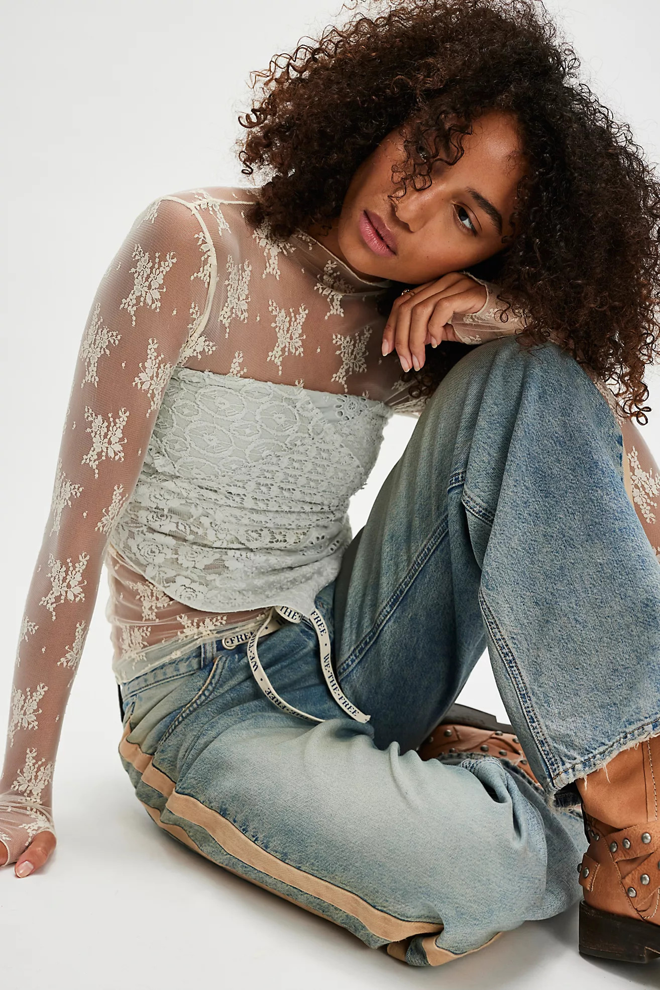 FP One Raya Lace Bandana Top | Free People (Global - UK&FR Excluded)