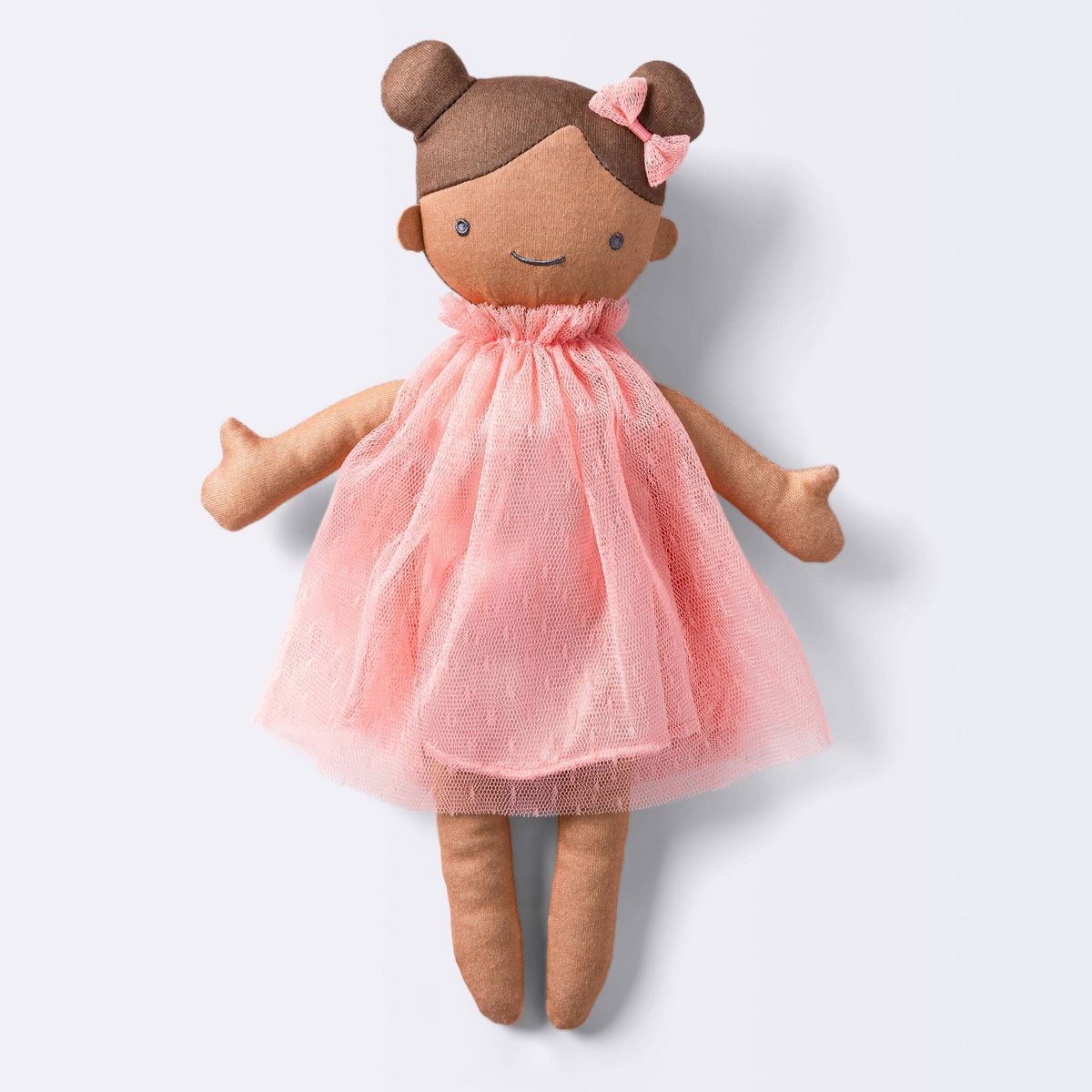 Plush Doll with Pink Dress - Cloud Island™ | Target