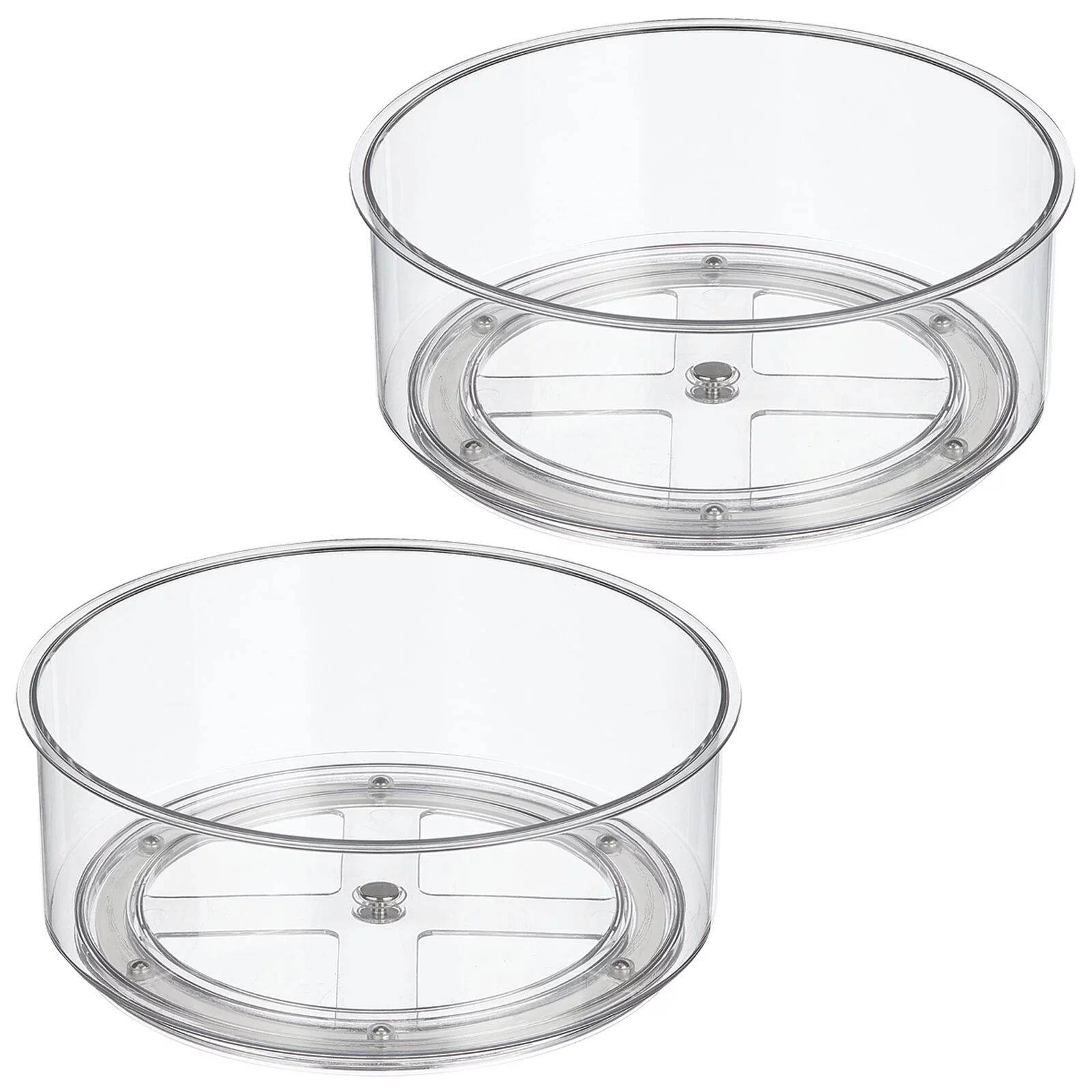 mDesign Lazy Susan Turntable Plastic Spinner for Kitchen Cabinet, Pantry, Fridge, Cupboards, or C... | Walmart (US)