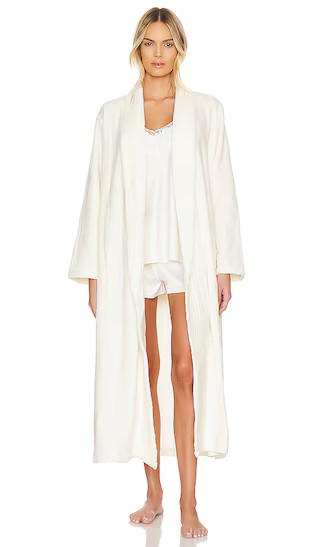 Chalet Plush Robe in Ivory | Revolve Clothing (Global)