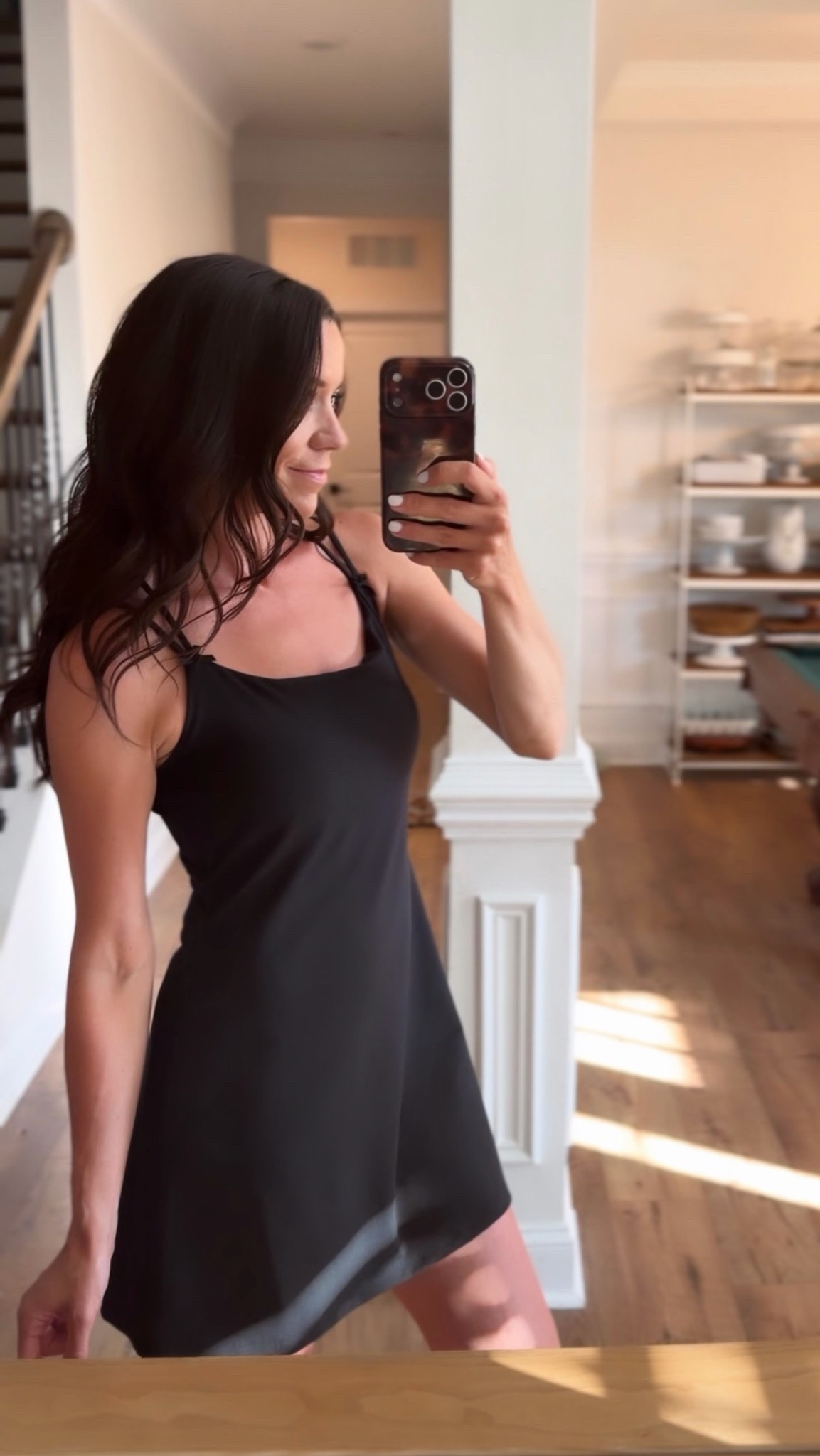 The perfect day to night dress! Love this a-line tennis dress with a strappy back and the cute bow details in the front. So soft and stretchy. Will always love a little black dress!

#LTKgrwm #LTKmomlife #LTKSeasonal