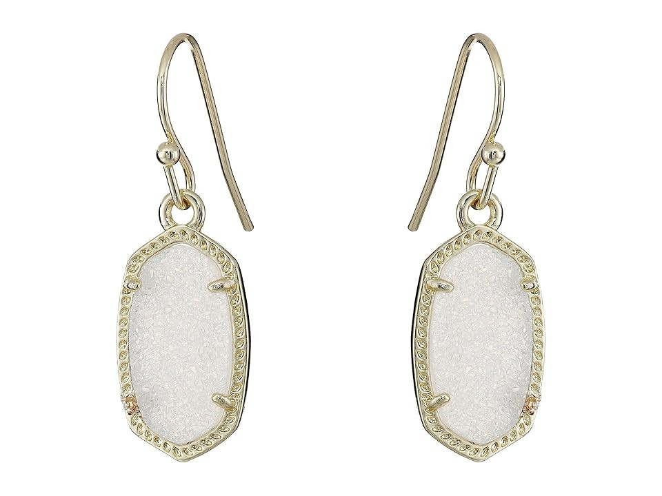 Kendra Scott Lee Earring (Gold/Iridescent Drusy) Earring | Zappos