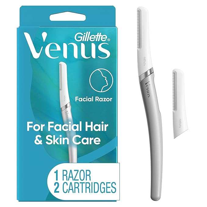 Gillette Venus Dermaplaning Tool, 2 Blade Refills, Exfoliating Face Razors for Women, Eyebrow and... | Amazon (US)