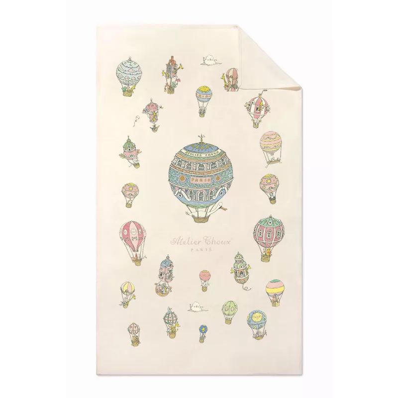 Cashmere Blanket - Hot Air Balloons - Atelier Choux | Atelier Choux