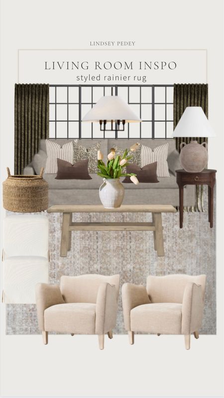 Living room inspo with the Our PNW Home x Surya Rainier rug styled 


Living room design , living room furniture , Surya , our pnw home , neutral living room , side table , table lamp , coffee table , Amazon home , Amazon find , can’t believe it’s Amazon , studio McGee , ottoman , basket , two pages curtains , pottery barn , chandelier , pendant light , accent chair 

#LTKstyletip #LTKhome #LTKsalealert