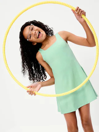 StudioSmooth Sleeveless Athletic Dress for Girls | Old Navy (US)
