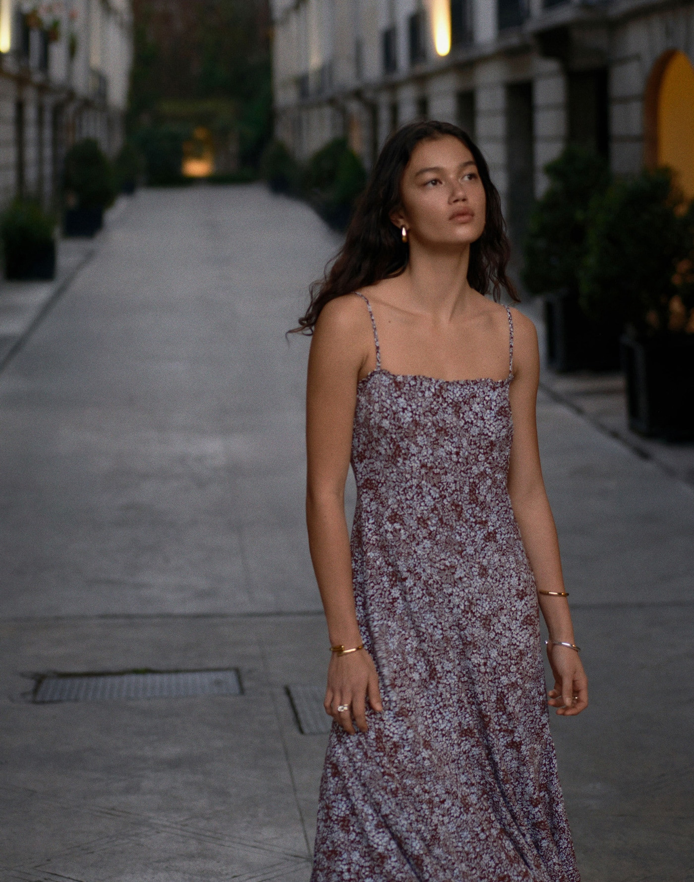 Squareneck Sleeveless Maxi Dress in Floral | Madewell | Madewell