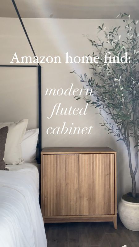 My favorite recent Amazon home find is this *gorgeous* modern cabinet! #paidpartnership 😍 I grabbed two of them to use as nightstands in our new guest room and they’ve added so much warmth and texture to the space! These cabinets are high-quality and substantial. They are the perfect neutral wood tone to go with everything and I love the on-trend fluted detail!

Code 05OFFAMANDA gets you 5% off your order until January 25, 2024. 

#amazonmusthave #amazonhomefinds #neutralhome #amazonhome #cabinet #nightstand #sideboard #flutedcabinet 