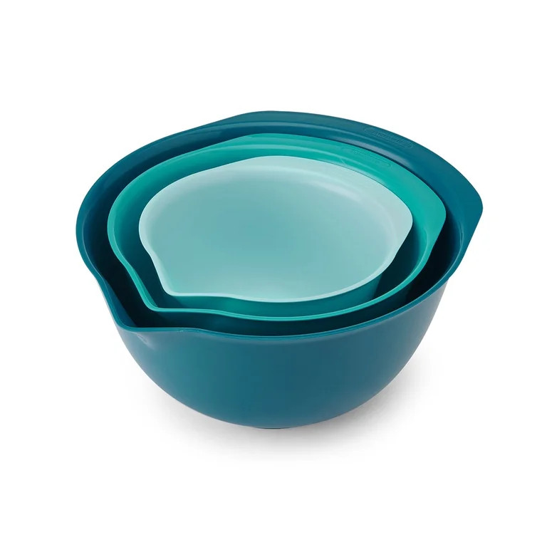 Farberware Professional Set of 3 Mixing Bowl Set with Non-Slip Base, Green | Walmart (US)