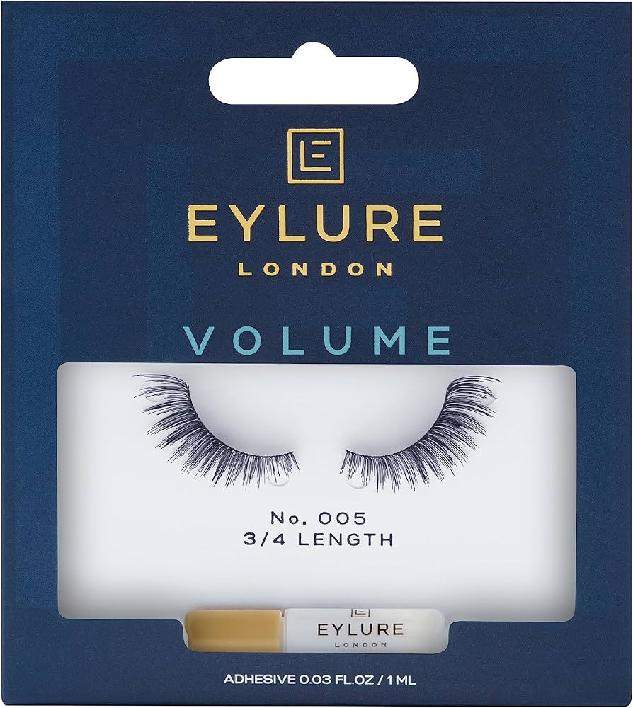 Eylure Volume Accent No. 005 Reusable Eyelashes, Adhesive Included, 1 Pair | Amazon (US)