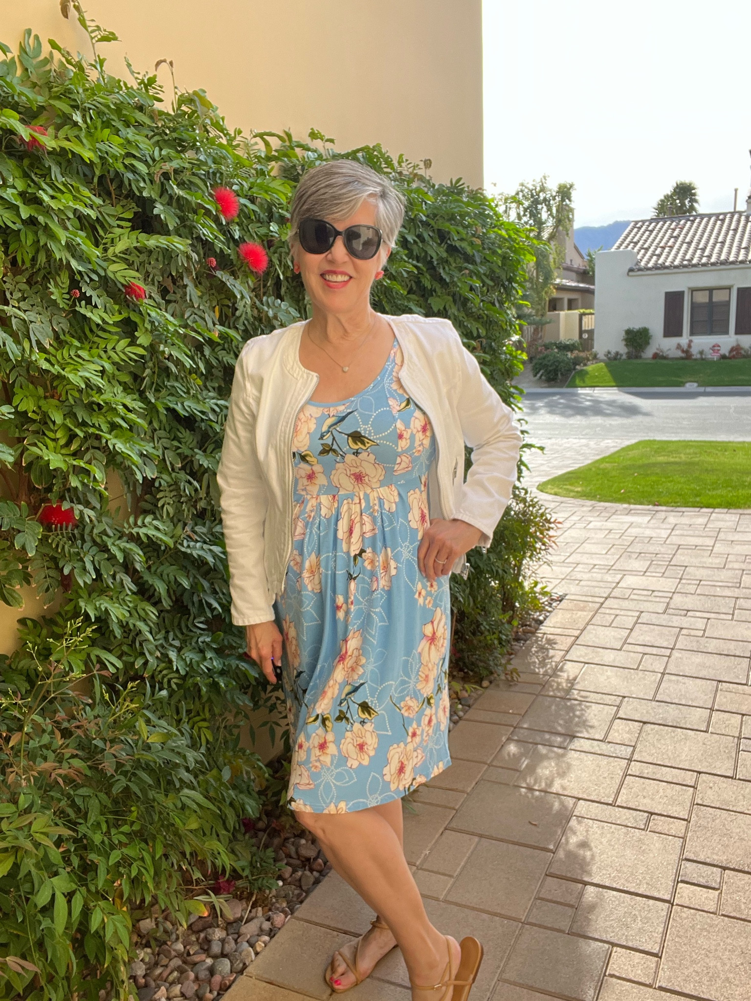 Great inexpensive Spring Amazon dress (S)/ with a white denim blazer (S )/ “one and done” look
#ltkworkwear
#springdresses

#LTKSeasonal #LTKunder50 #LTKFind