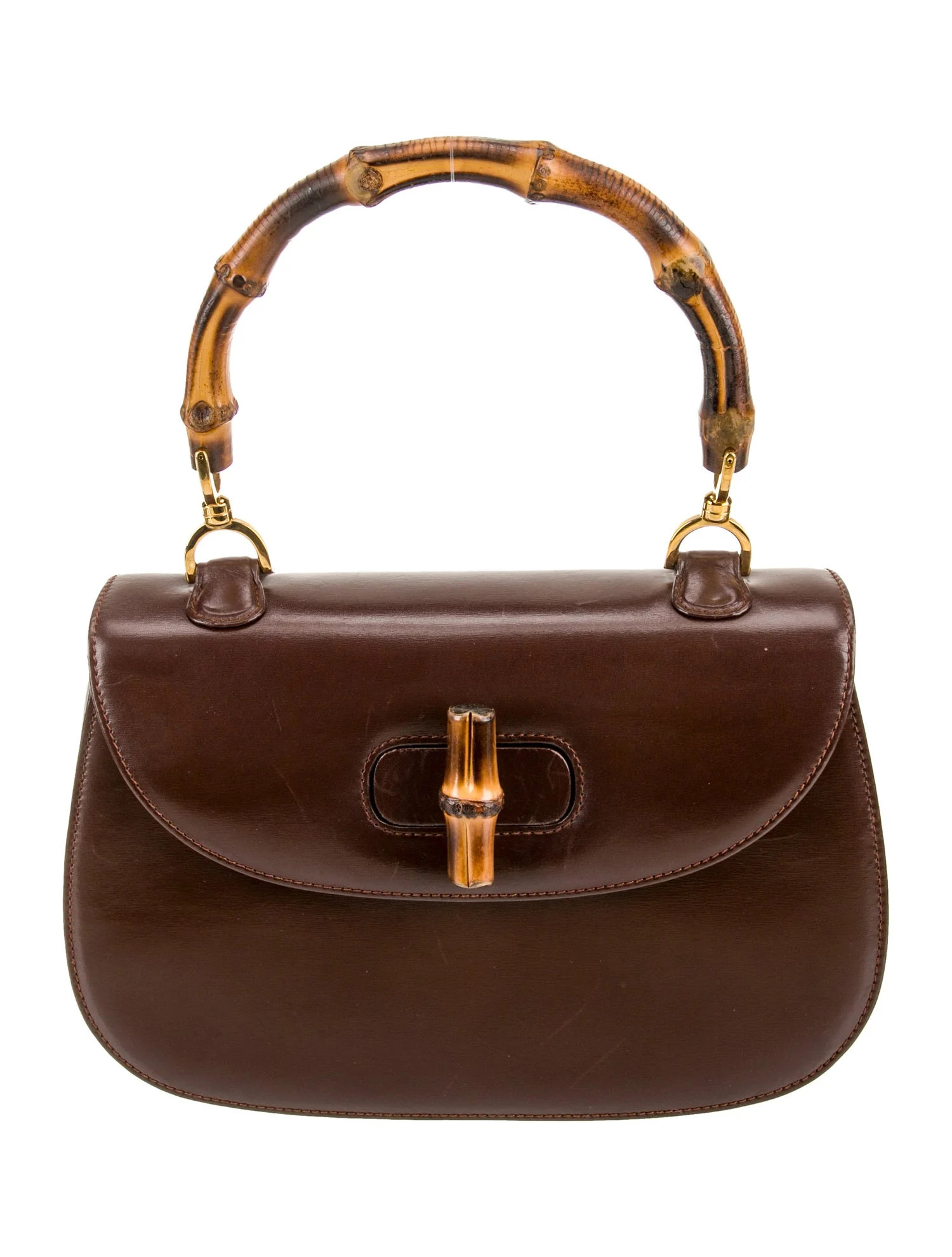 Bamboo Top Handle Bag | The RealReal