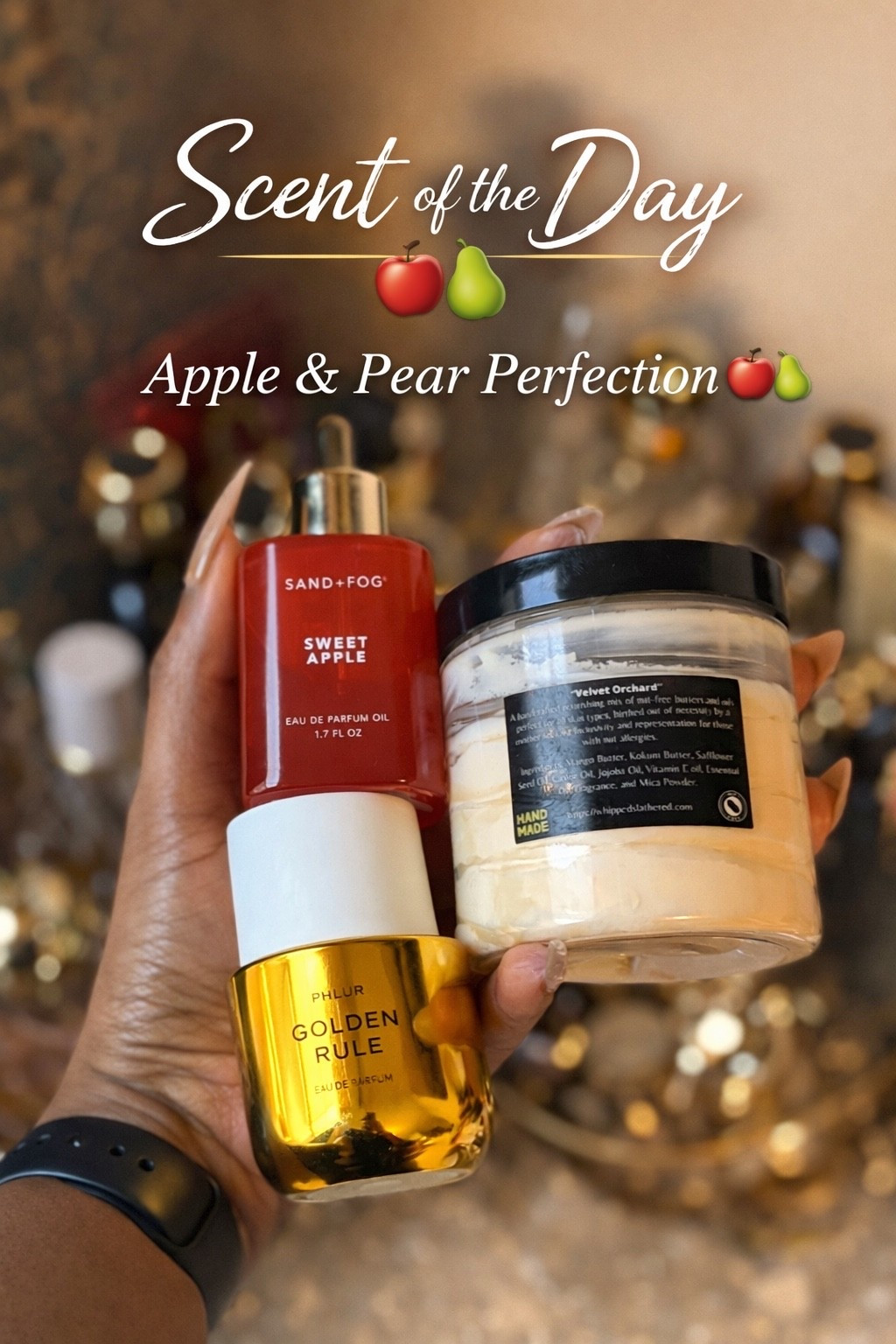 Apple 🍎 + pear 🍐 but make it soft, warm, and elevated. Today’s scent of the day layering combo smells SO good — linked here 🤍 

#LTKselfcare #LTKBeauty