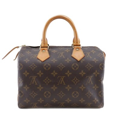 LOUIS VUITTON Speedy 25 Handbag M41109 Brown Monogram canvas Women | eBay US