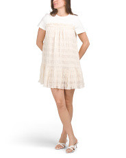 Mini Ruched Chiffon T-shirt Dress | Casual Dresses  | Marshalls | Marshalls